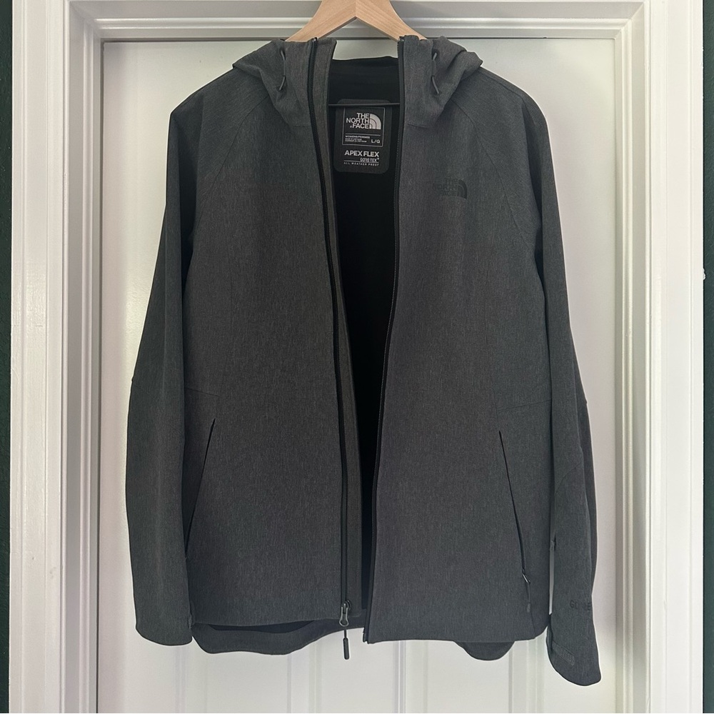 The North Face Grey ApexFlex Hooded Jacket - Picture 6 of 7